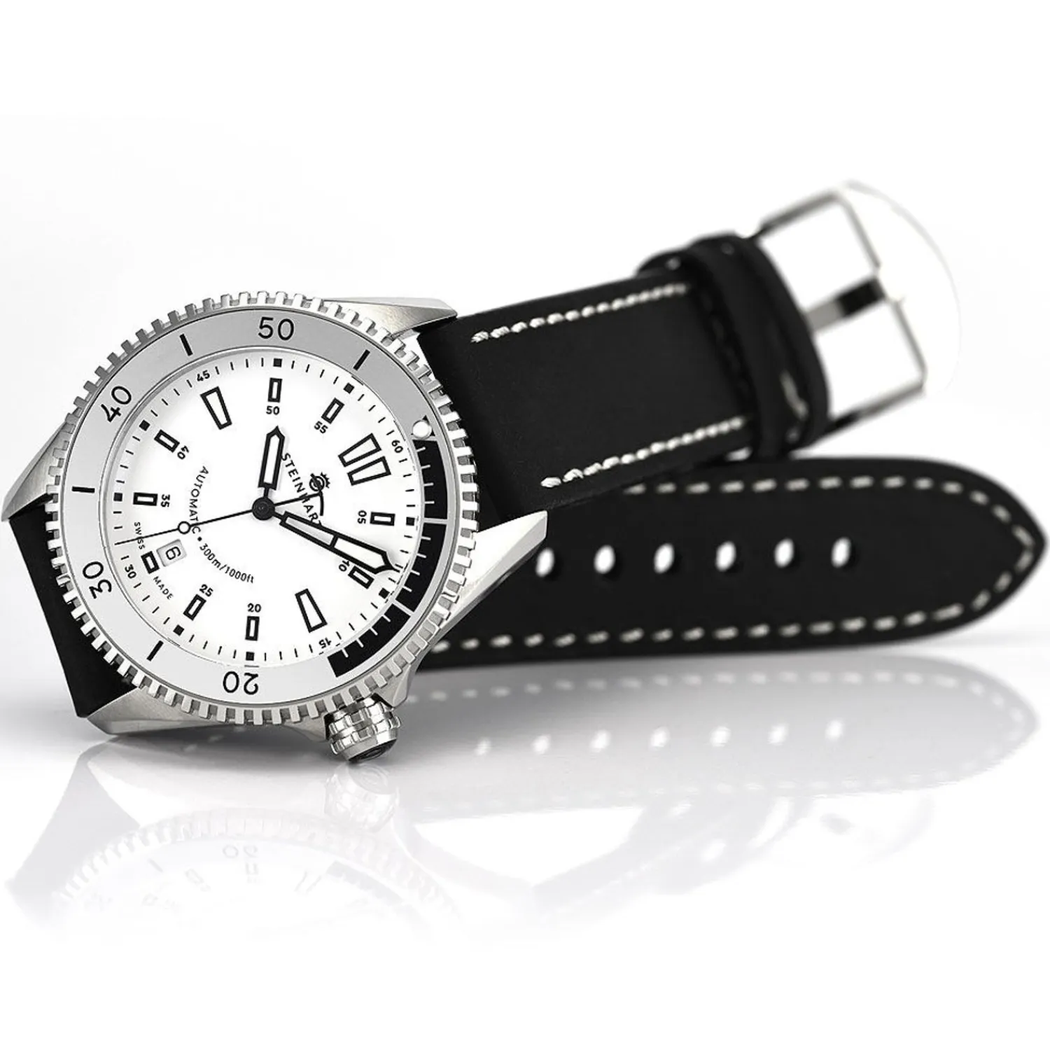 Steinhart Watches Duikhorloges 42 Mm^Oceaan 2 Wit