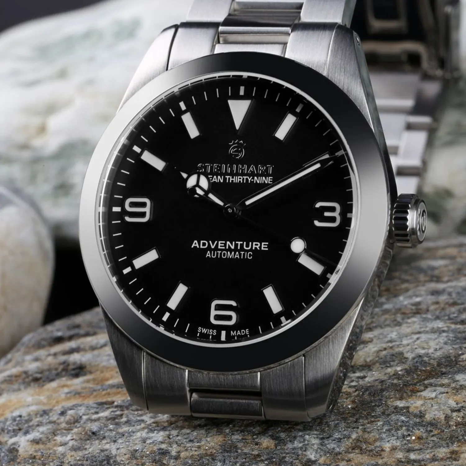 Steinhart Watches Duikhorloges 39 Mm^Ocean 39 Adventure Klassiek Duikhorloge