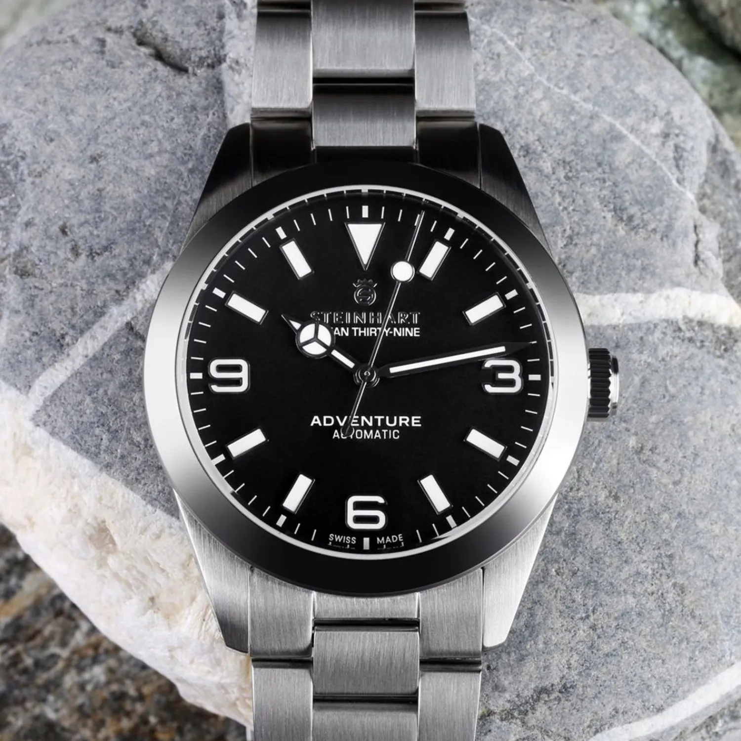 Steinhart Watches Duikhorloges 39 Mm^Ocean 39 Adventure Klassiek Duikhorloge