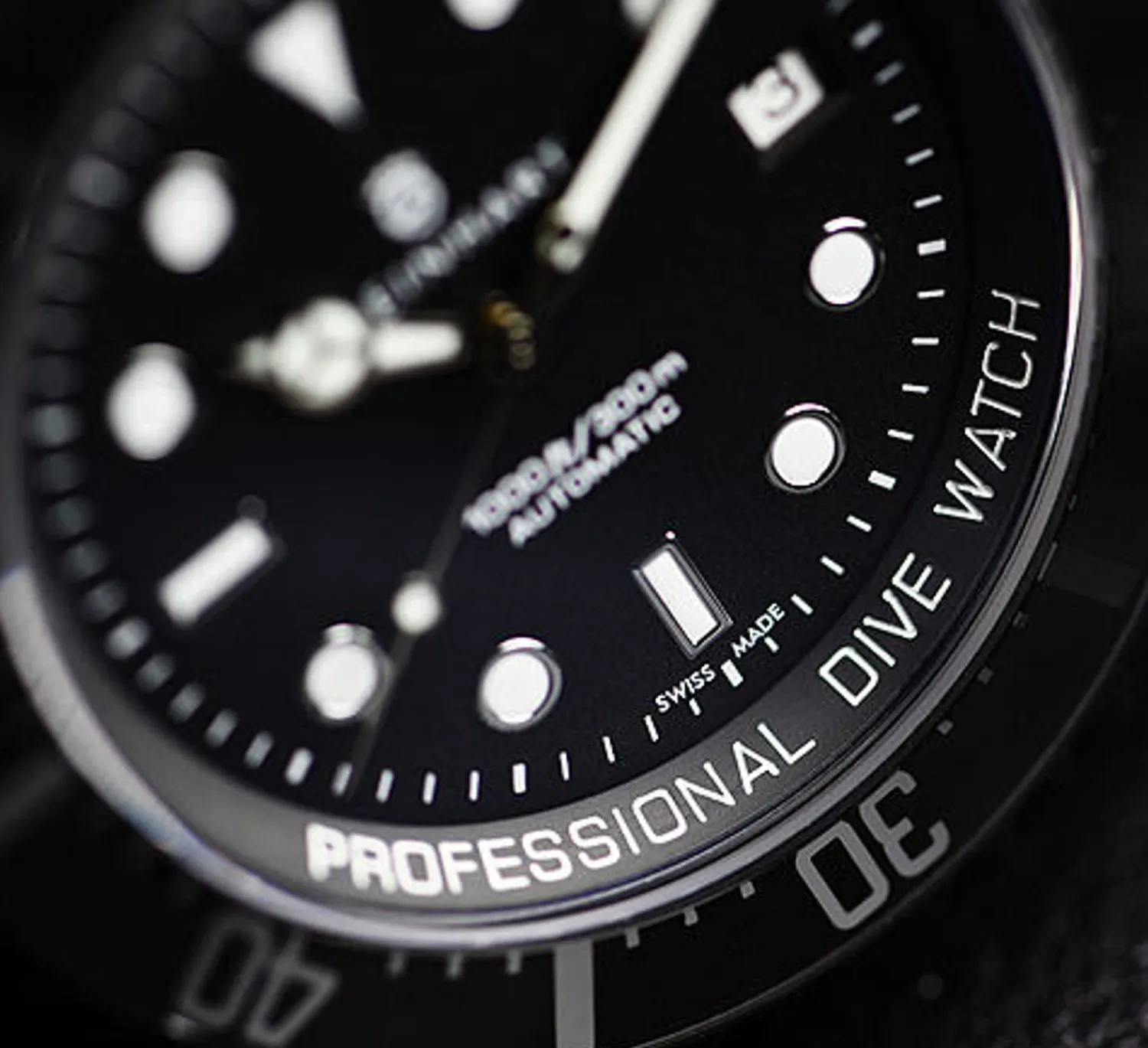 Steinhart Watches Duikhorloges 44 Mm^Ocean 44 Automatisch Zwart Dlc