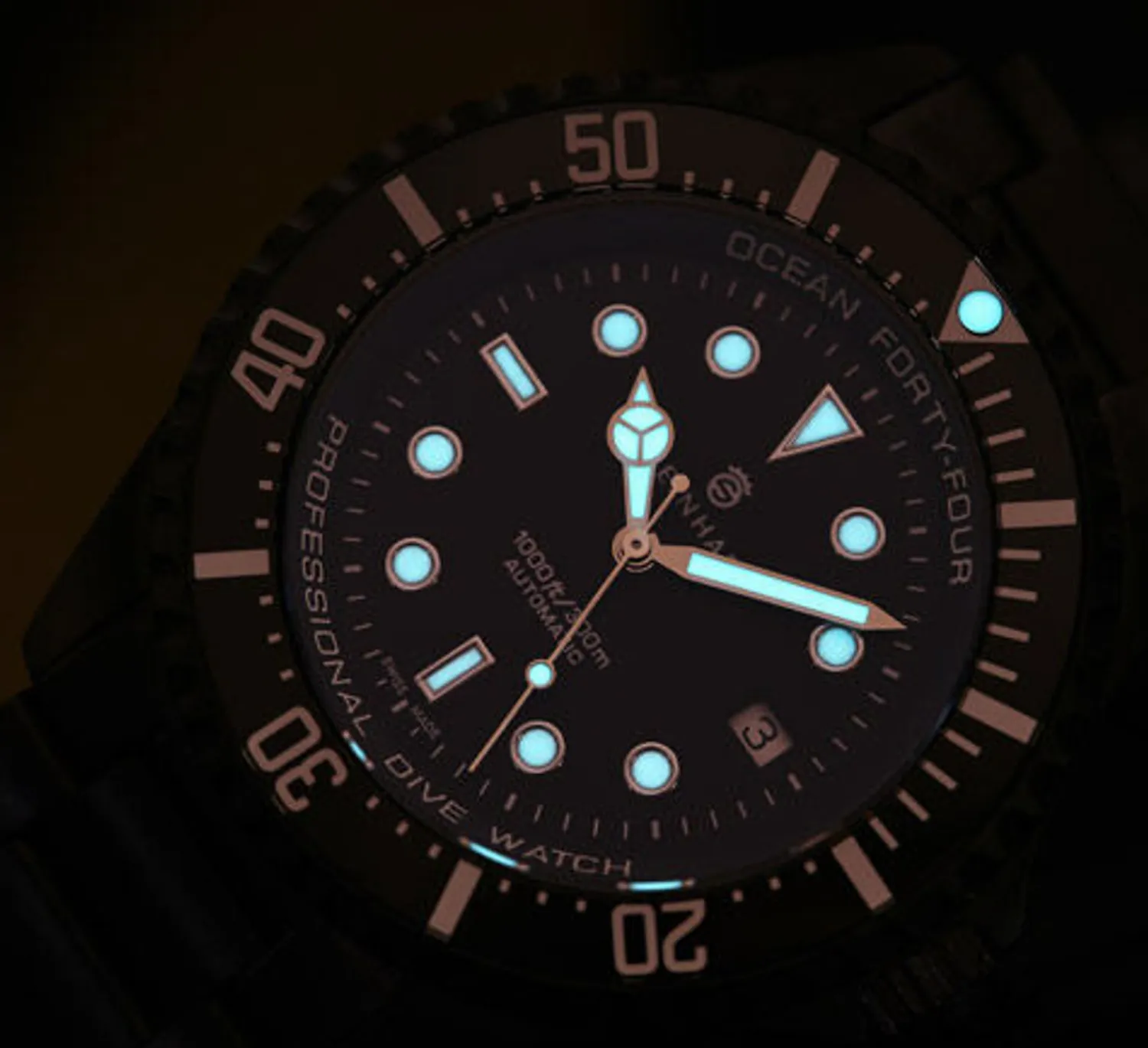Steinhart Watches Duikhorloges 44 Mm^Ocean 44 Automatisch Zwart Dlc