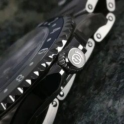 Steinhart Watches Duikhorloges 42 Mm^Ocean 3 Gmt Blauwgrijs Keramiek
