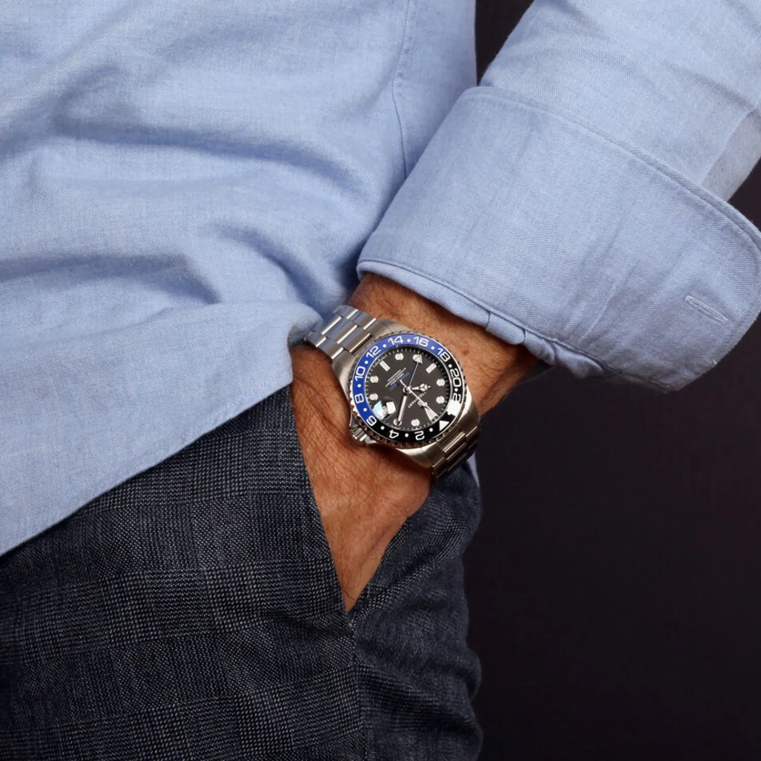 Steinhart Watches Duikhorloges 39 Mm^Ocean 39 Gmt Klassiek Keramiek