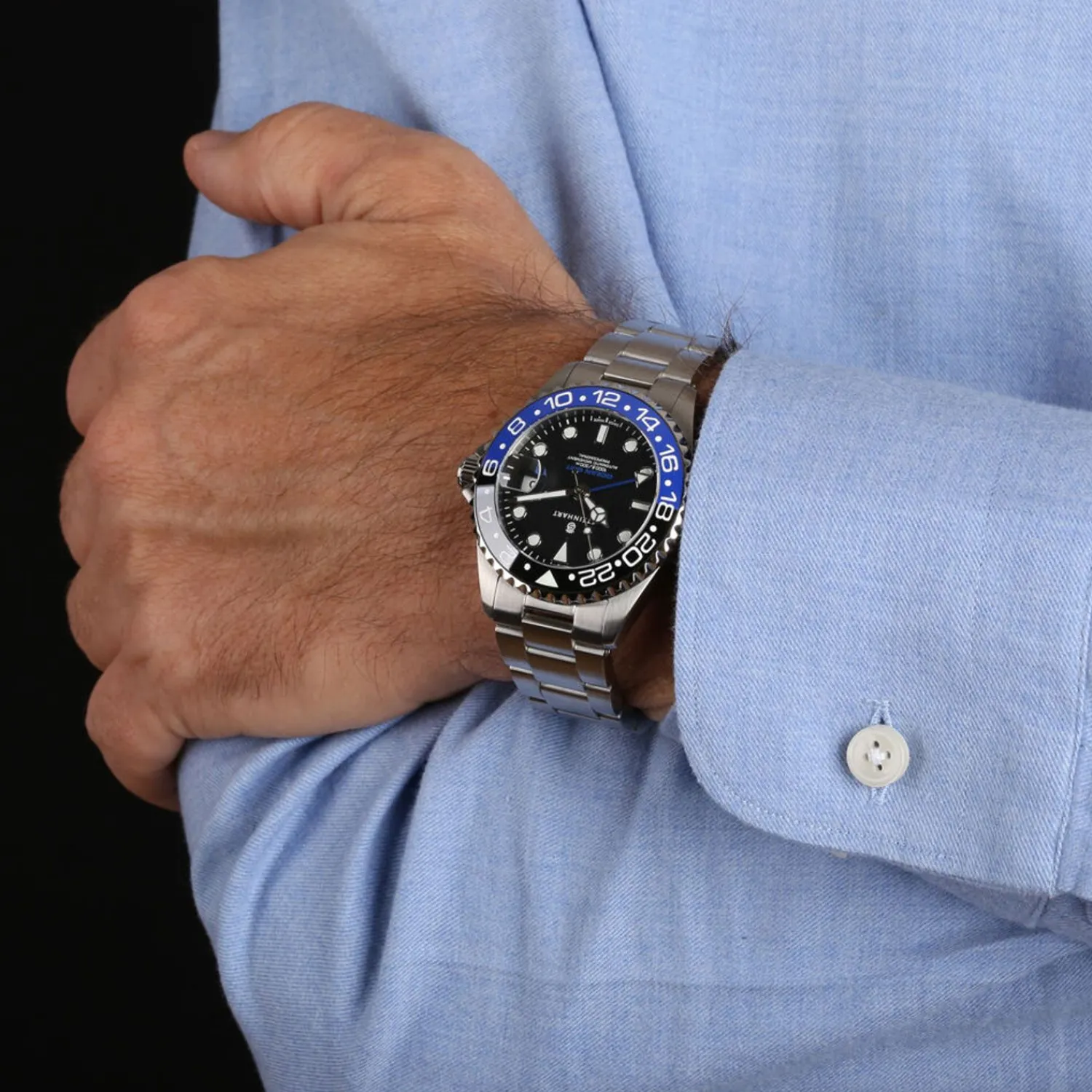 Steinhart Watches Duikhorloges 39 Mm^Ocean 39 Gmt Klassiek Keramiek