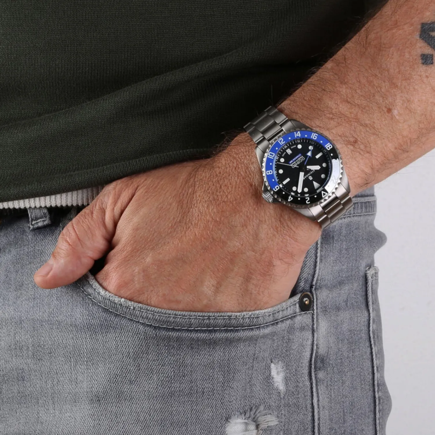 Steinhart Watches Duikhorloges 39 Mm^Ocean 39 Gmt Titan Premium Keramiek