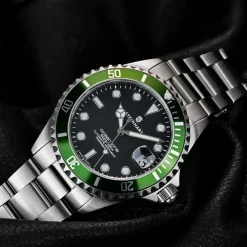Steinhart Watches Duikhorloges 39 Mm^Ocean 39 Groen Duikhorloge