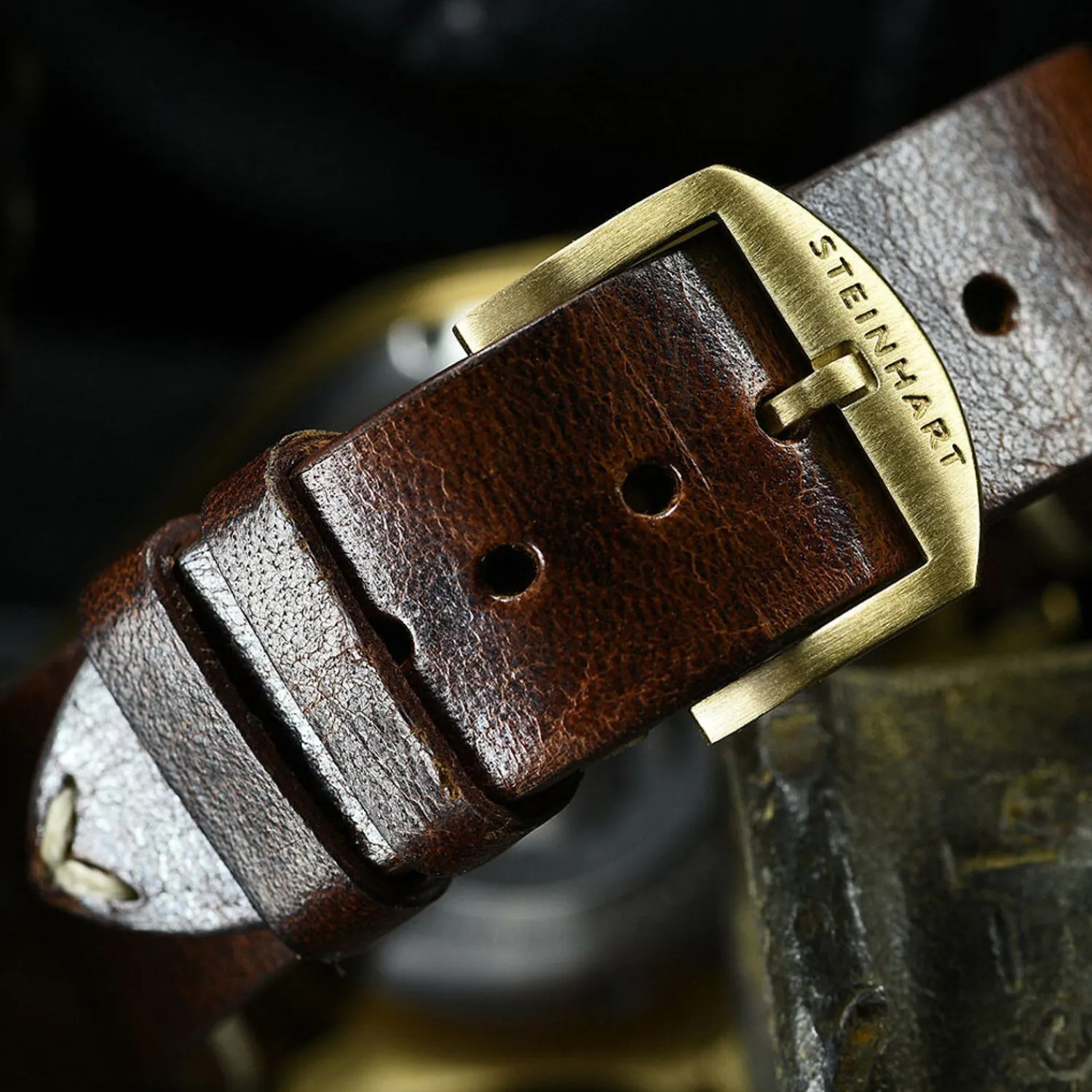 Steinhart Watches Duikhorloges 42 Mm^Ocean One Bronzen Lichtbruin Duikhorloge
