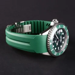 Steinhart Watches Duikhorloges 42 Mm^Ocean One Dubbelgroen Keramiek Premium Duikhorloge