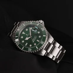 Steinhart Watches Premium Lijn^Ocean One Dubbelgroen Keramiek Premium Duikhorloge