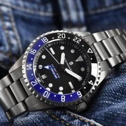 Steinhart Watches Premium Lijn^Ocean One Gmt Titan Premium Keramiek
