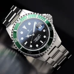 Steinhart Watches Duikhorloges 42 Mm^Ocean One Groen Duikhorloge