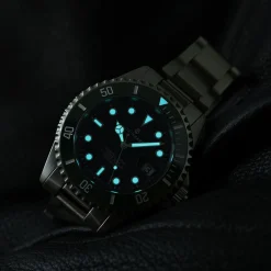 Steinhart Watches Duikhorloges 42 Mm^Ocean One Groen Keramiek Duikhorloge