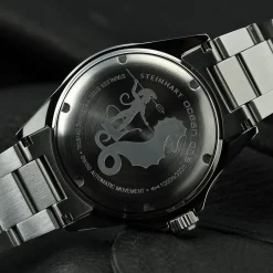 Steinhart Watches Duikhorloges 42 Mm^Ocean One Groen Keramiek Duikhorloge