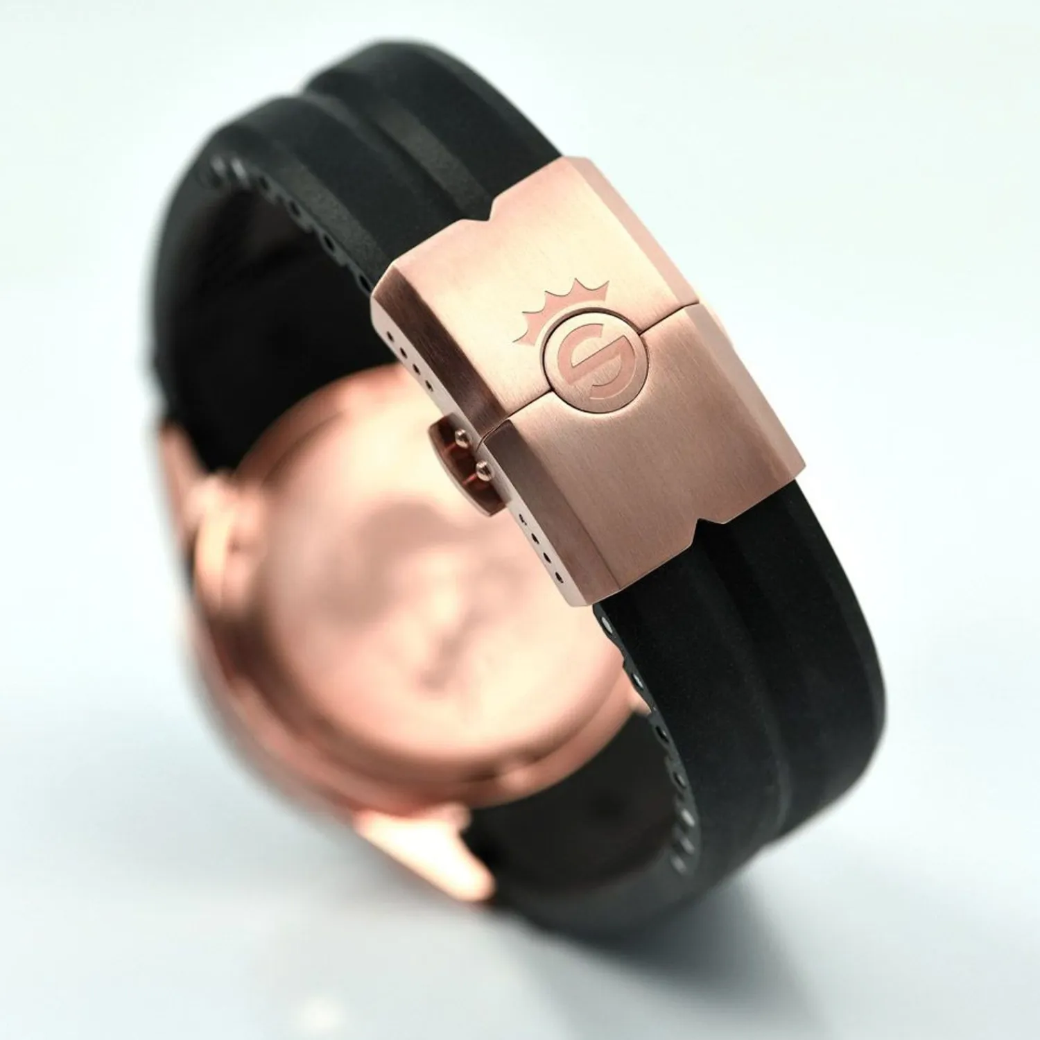 Steinhart Watches Duikhorloges 42 Mm^Ocean One Roze-Gouden Keramiek Duikhorloge