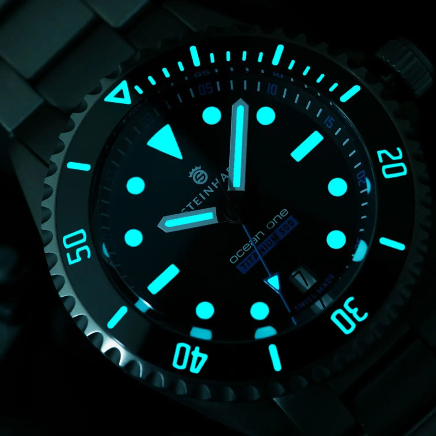 Steinhart Watches Premium Lijn^Ocean One Titanium 500 Premium Keramisch Duikhorloge