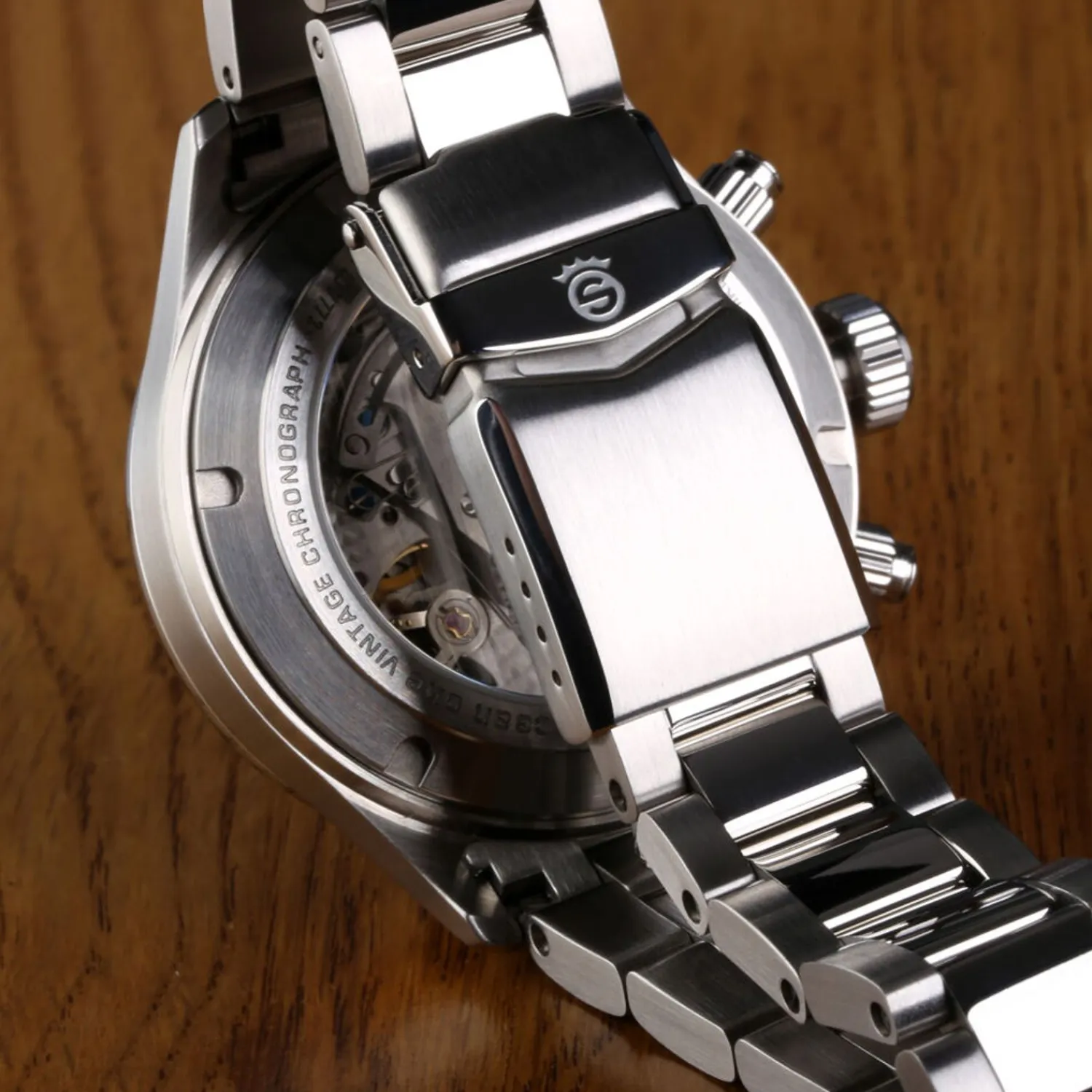 Steinhart Watches Duikhorloges 42 Mm^Ocean One Vintage Chronograaf Ii Zwart