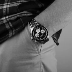 Steinhart Watches Duikhorloges 42 Mm^Ocean One Vintage Chronograaf Ii Zwart