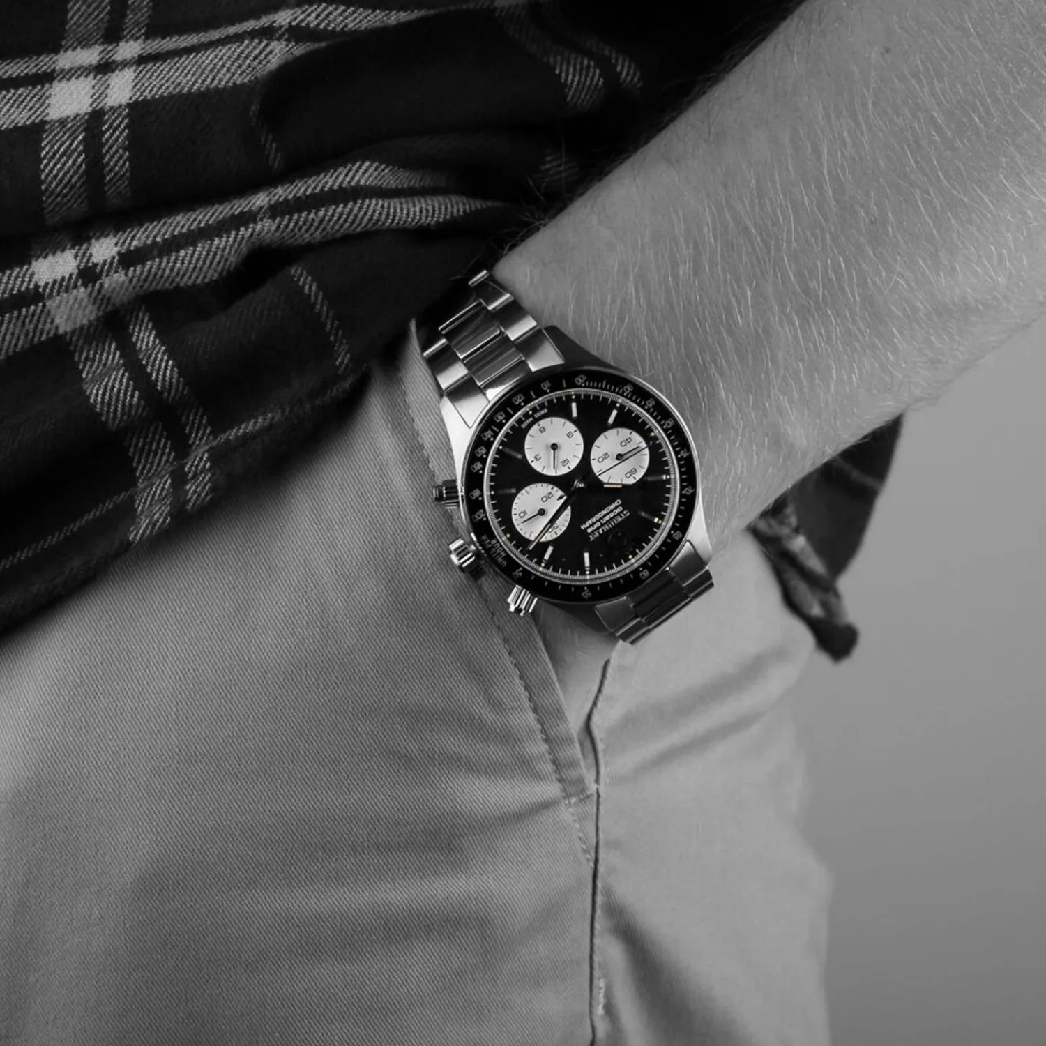 Steinhart Watches Duikhorloges 42 Mm^Ocean One Vintage Chronograaf Ii Zwart