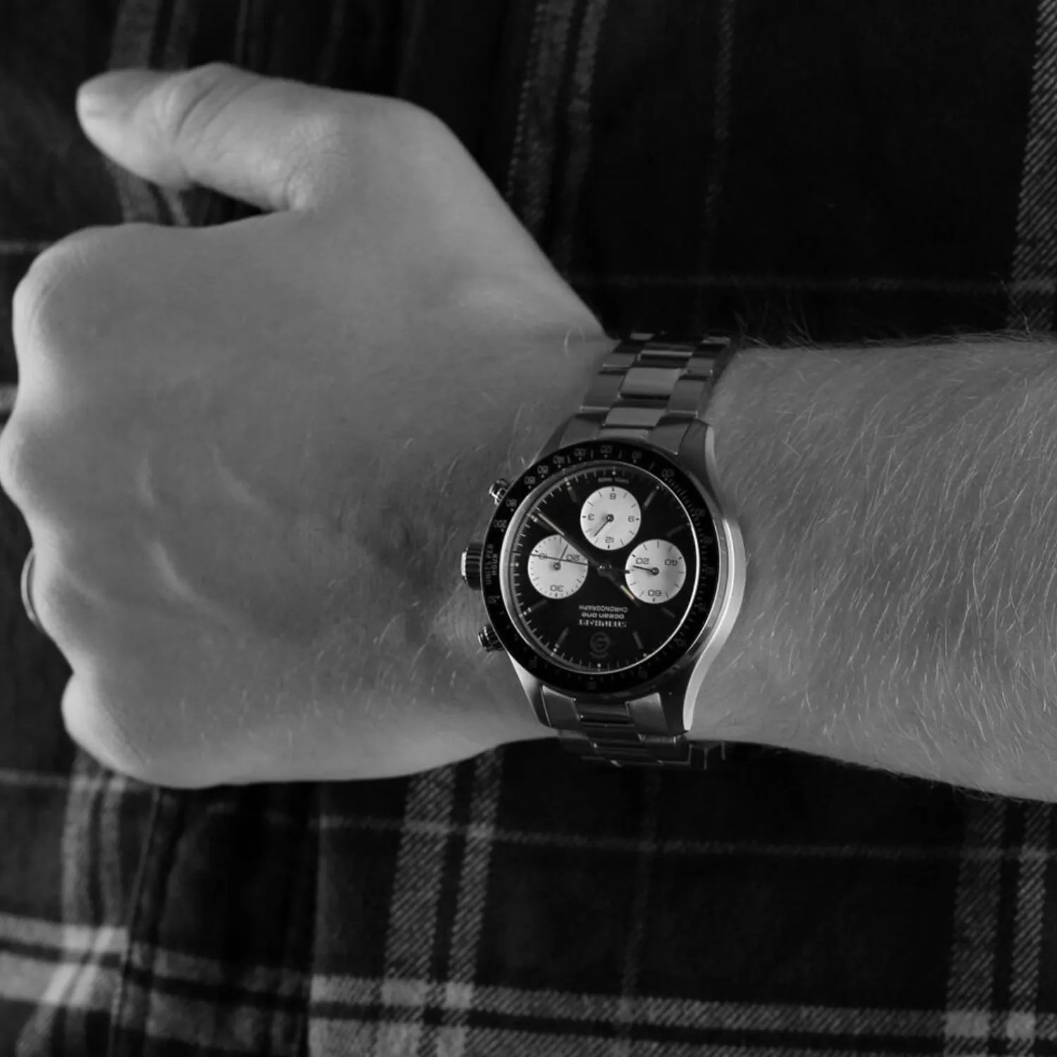 Steinhart Watches Duikhorloges 42 Mm^Ocean One Vintage Chronograaf Ii Zwart
