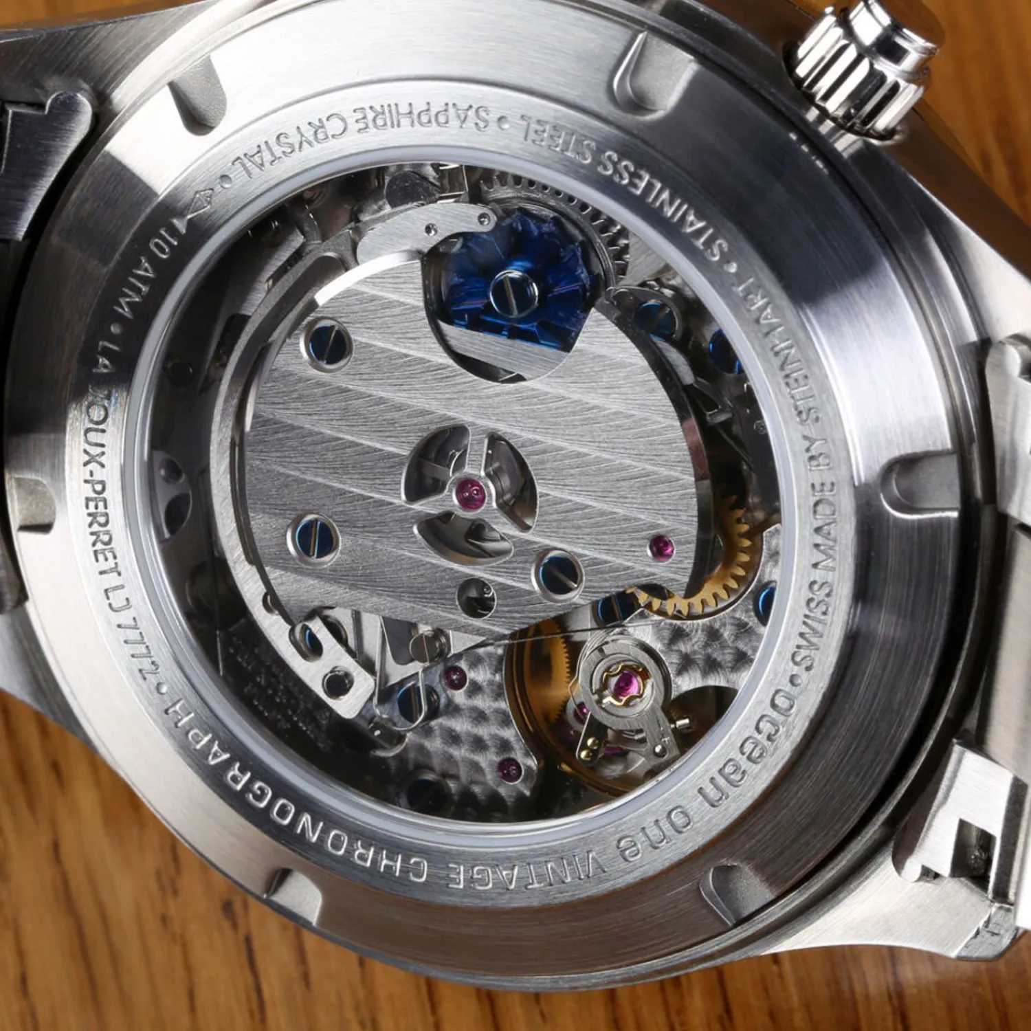 Steinhart Watches Duikhorloges 42 Mm^Ocean One Vintage Chronograaf Ii Zwart