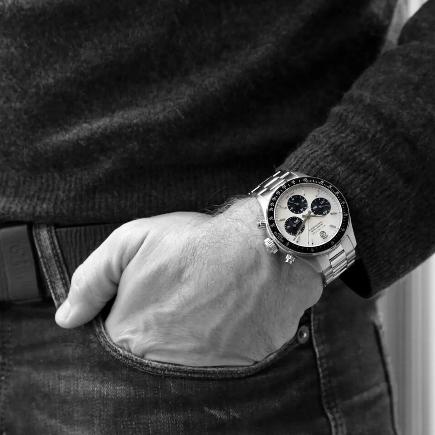 Steinhart Watches Duikhorloges 42 Mm^Ocean One Vintage Chronograaf Ii Zilver
