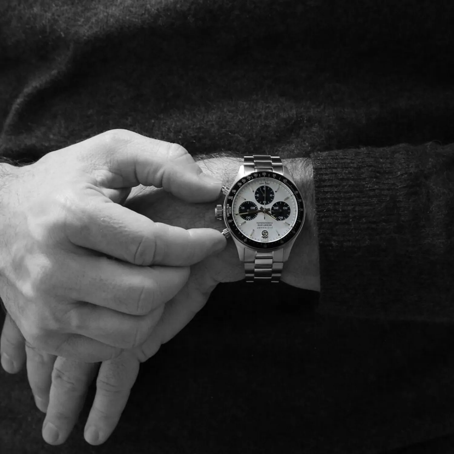 Steinhart Watches Duikhorloges 42 Mm^Ocean One Vintage Chronograaf Ii Zilver