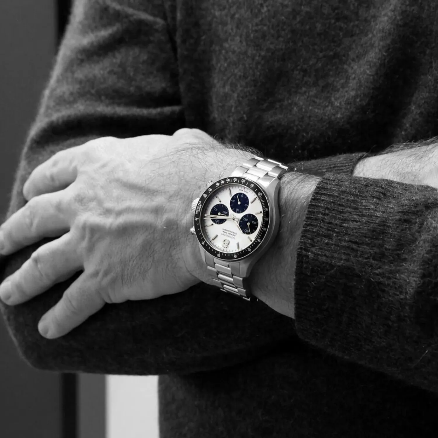 Steinhart Watches Duikhorloges 42 Mm^Ocean One Vintage Chronograaf Ii Zilver