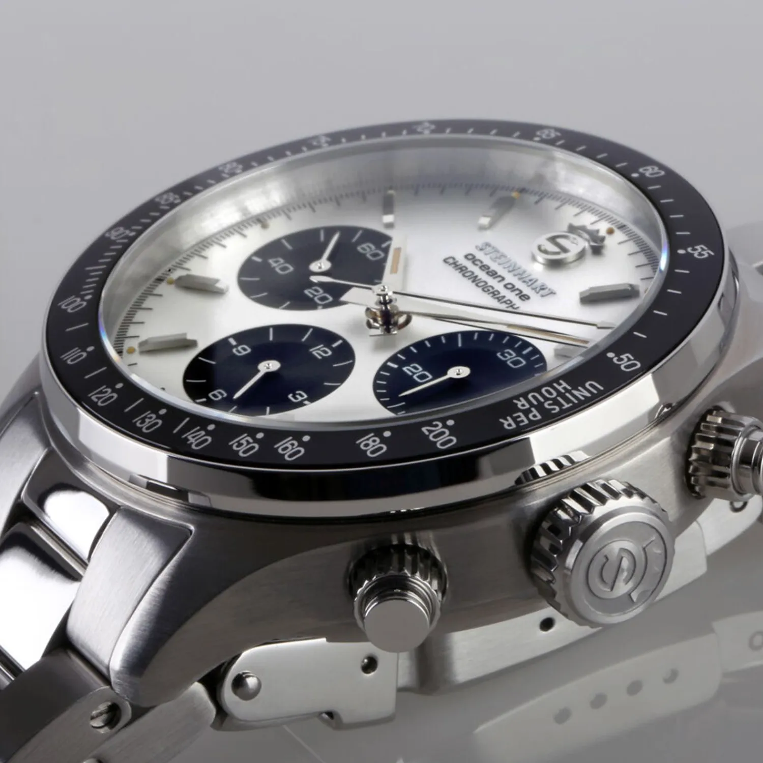 Steinhart Watches Duikhorloges 42 Mm^Ocean One Vintage Chronograaf Ii Zilver