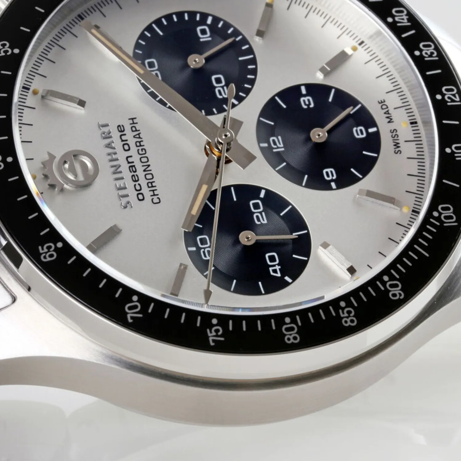 Steinhart Watches Duikhorloges 42 Mm^Ocean One Vintage Chronograaf Ii Zilver