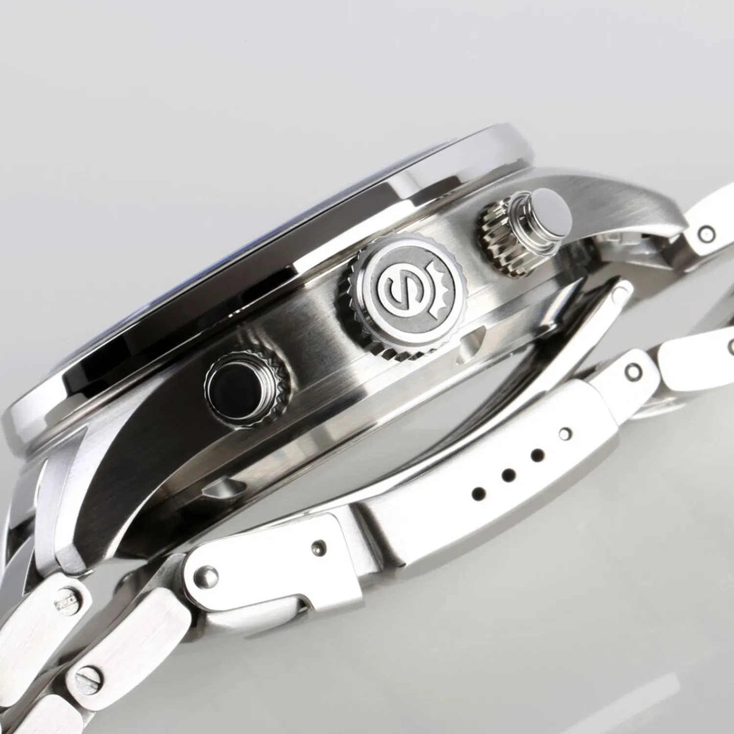 Steinhart Watches Duikhorloges 42 Mm^Ocean One Vintage Chronograaf Ii Zilver
