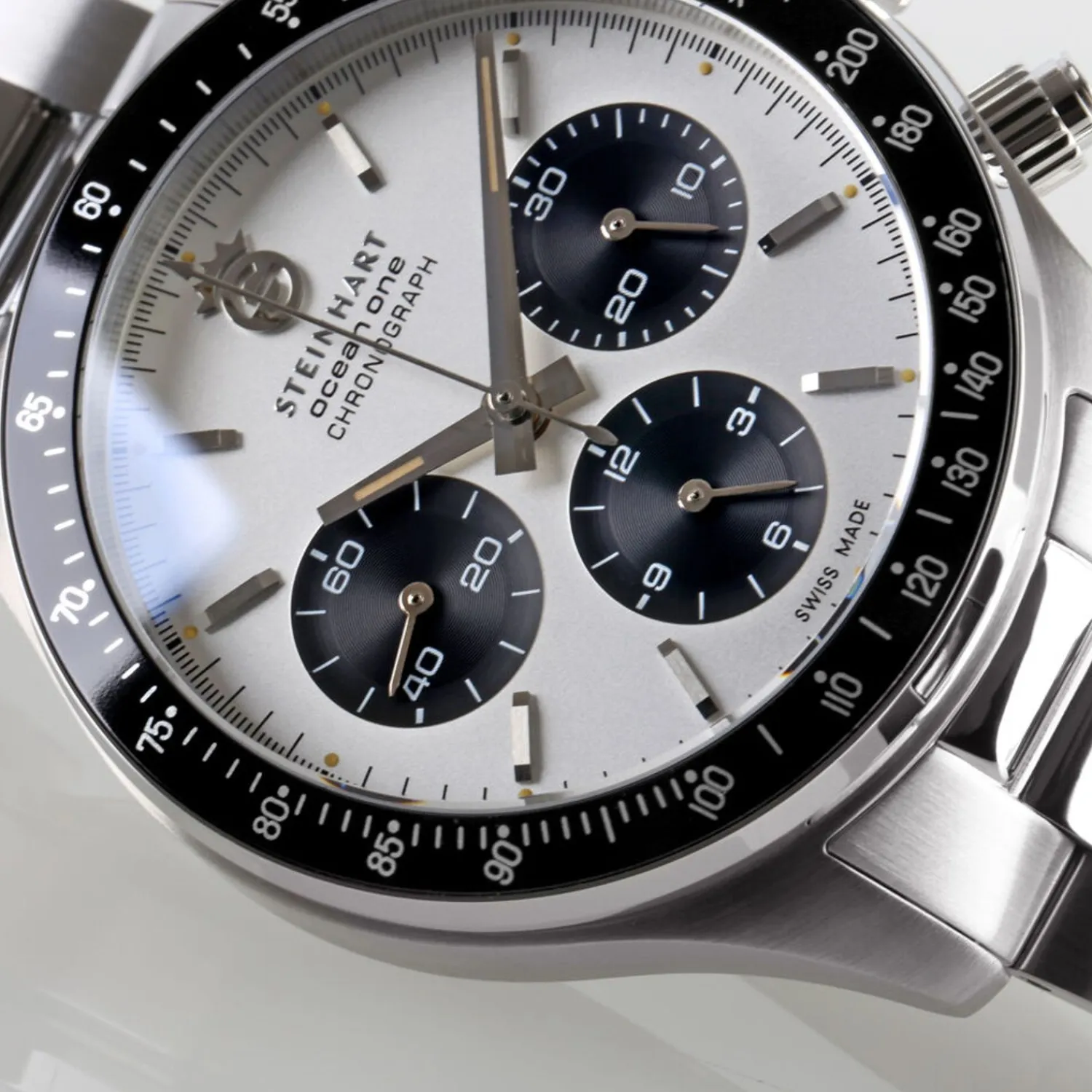Steinhart Watches Duikhorloges 42 Mm^Ocean One Vintage Chronograaf Ii Zilver