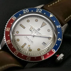 Steinhart Watches Premium Lijn^Ocean One Vintage Dual-Time Premium Duikhorloge