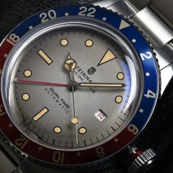 Steinhart Watches Premium Lijn^Ocean One Vintage Dual-Time Premium Duikhorloge