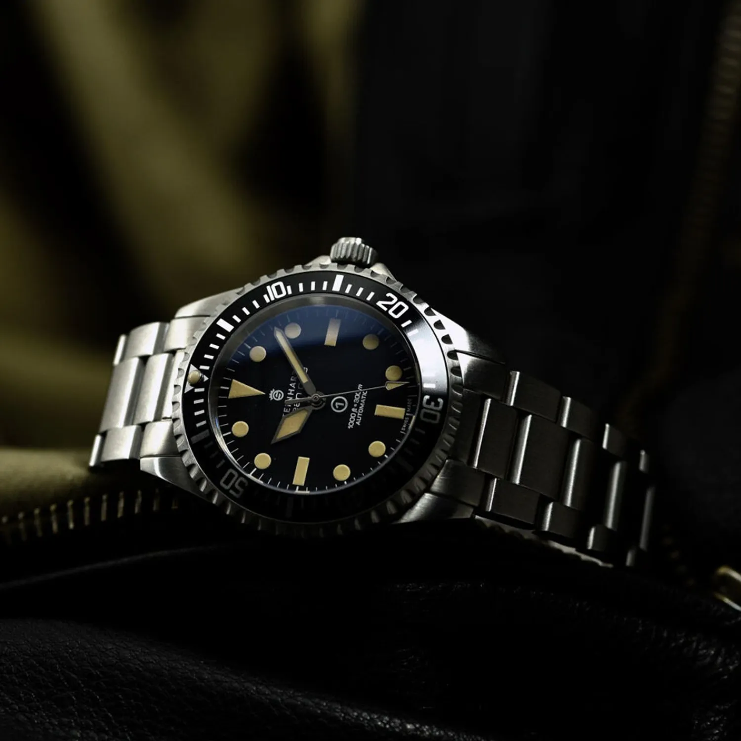 Steinhart Watches Duikhorloges 42 Mm^Ocean One Vintage Militair Duikhorloge
