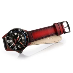 Steinhart Watches Duikhorloges 42 Mm^Ocean 2 Premium Carbon Rood Duikhorloge