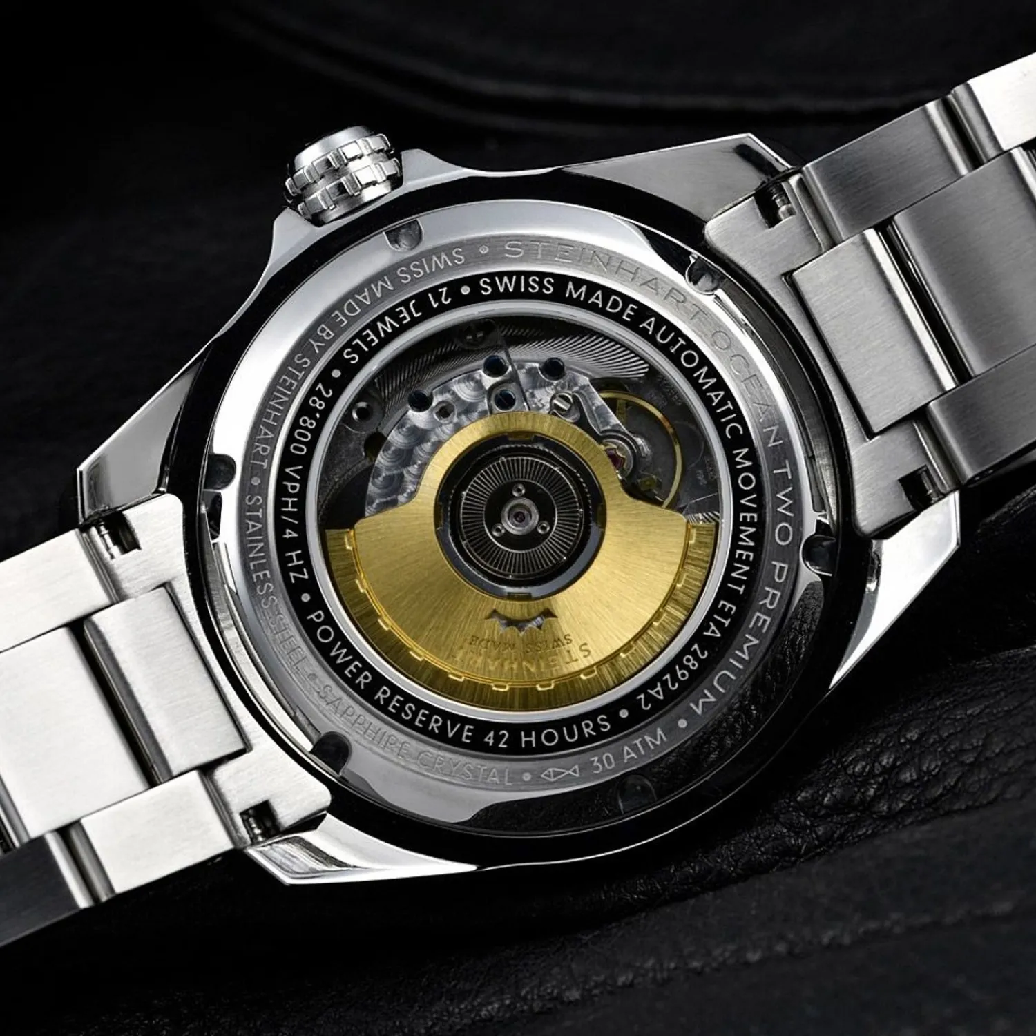 Steinhart Watches Duikhorloges 42 Mm^Ocean 2 Premium Zwart Duikhorloge