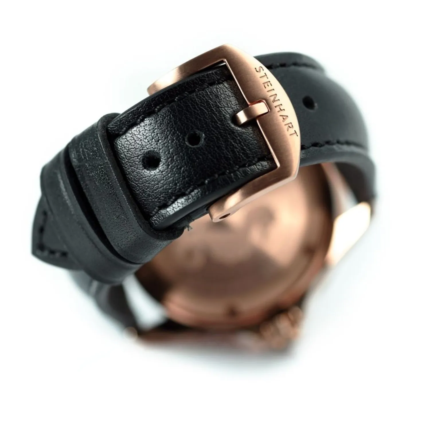 Steinhart Watches Dameshorloges^Ocean 39 Roze-Gouden Keramiek Duikhorloge