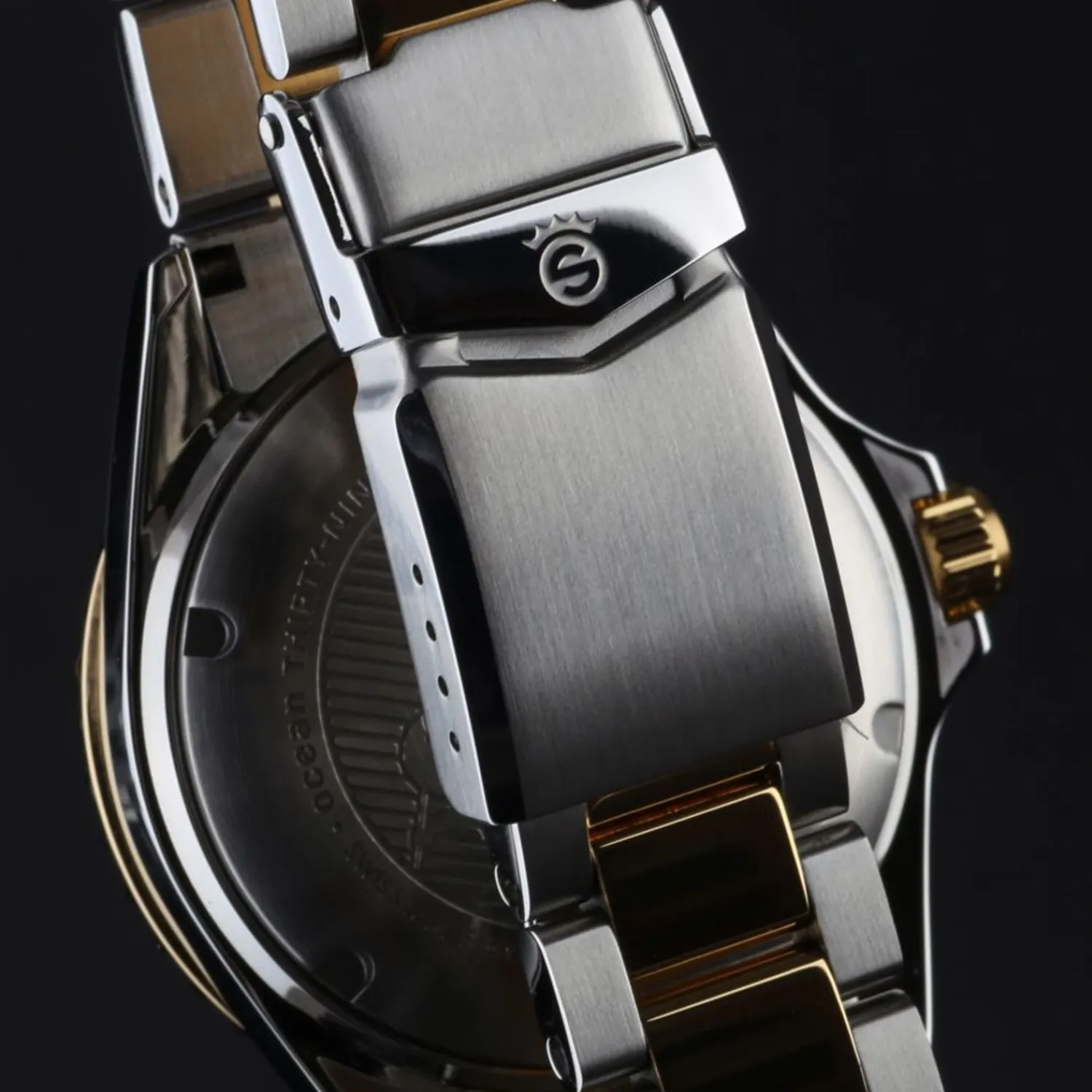 Steinhart Watches Duikhorloges 39 Mm^Ocean 39 Tweekleurig Duikhorloge