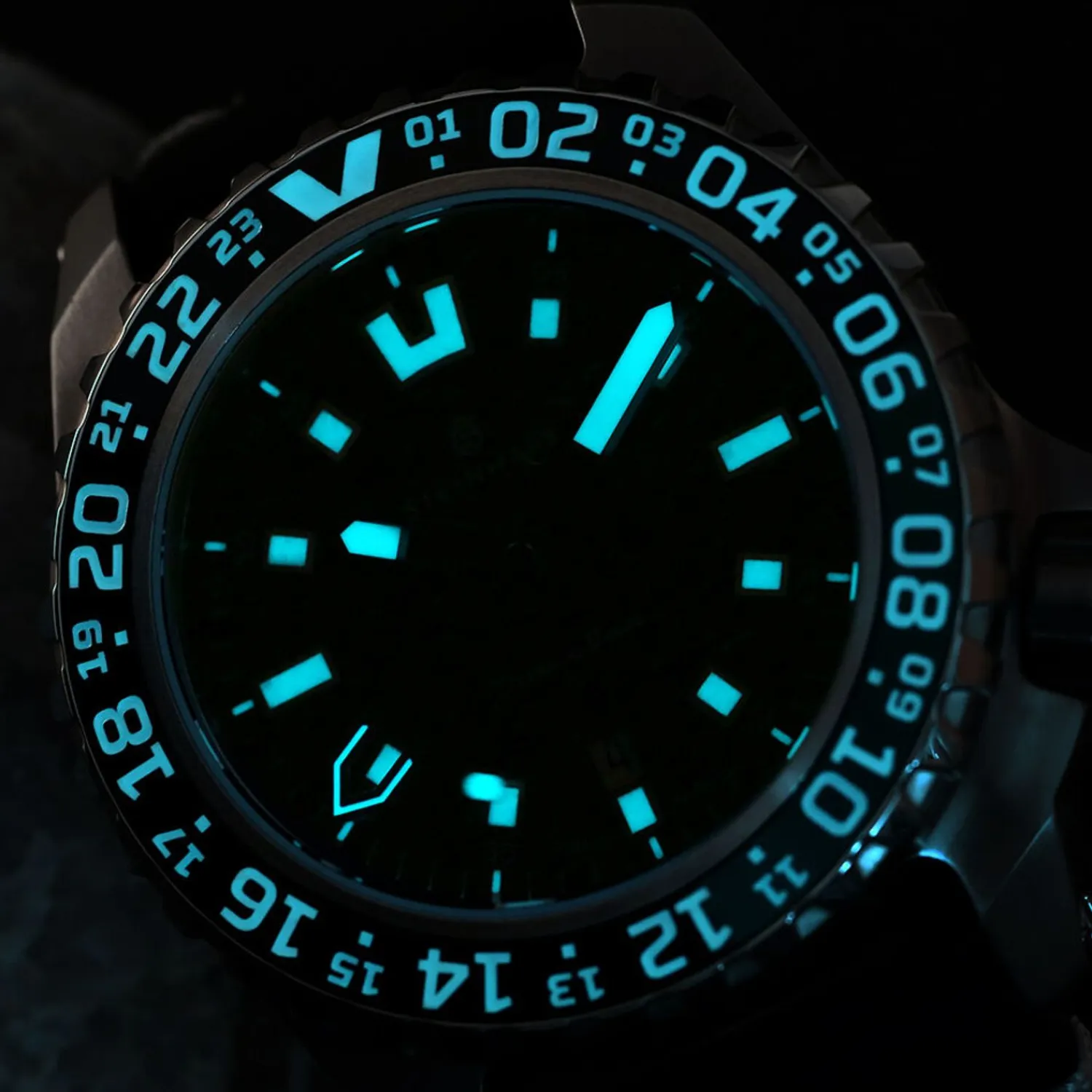 Steinhart Watches Duikhorloges 44 Mm^Reiziger Gmt Blauw Duikhorloge