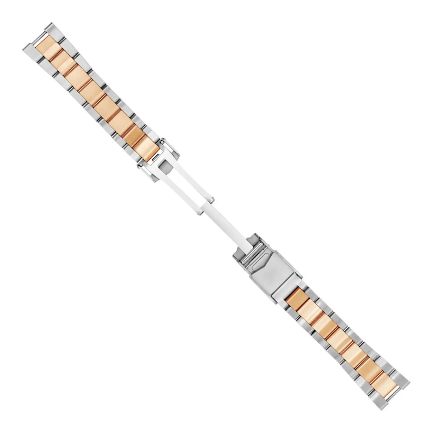Steinhart Watches Metalen Armbanden^Roestvrij Stalen Armband Tweekleurig 22/18 Voor Ocean One Zonder Eindschakels