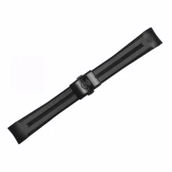 Steinhart Watches Rubberen Banden^Rubberen Band Nieuw 22X18 Mm Voor Ocean 42 En Ocean 44 Met Sluiting Zwart Dlc