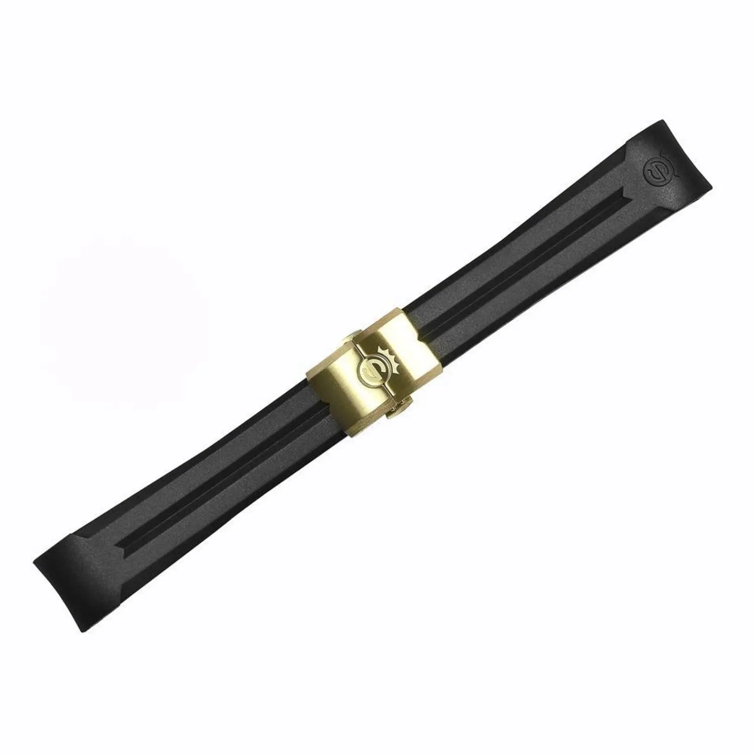 Steinhart Watches Rubberen Banden^Rubberen Band Nieuw 22X18 Mm Voor Ocean 42 En Ocean 44 Met Sluiting Brons