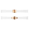 Steinhart Watches Rubberen Banden^Rubberen Band Wit Nieuw 20X16 Mm Voor Ocean 39 Met Sluiting Roze Goud