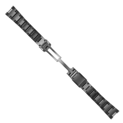 Steinhart Watches Metalen Armbanden^Stalen Armband Dlc Mat 20/16 Mm Voor Nav B-Chrono 42 Green Ltd. Edition Incl. Einde Koppelingen