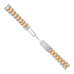 Steinhart Watches Metalen Armbanden^Stalen Armband 20/16 Voor Ocean 39 Tweekleurig