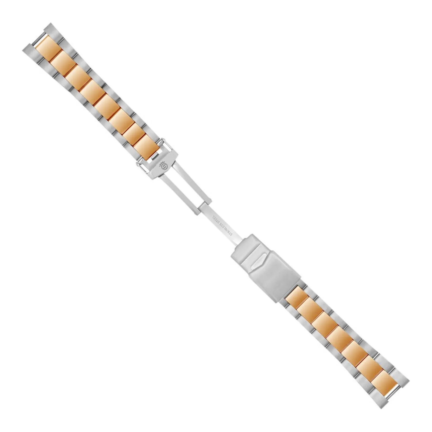 Steinhart Watches Metalen Armbanden^Stalen Armband 20/16 Voor Ocean 39 Tweekleurig
