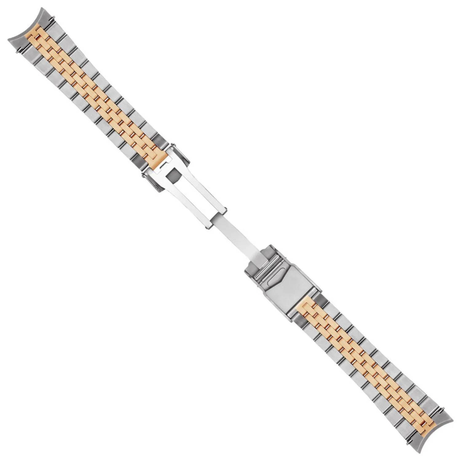 Steinhart Watches Metalen Armbanden^Stalen Armband 20/16 Voor Ocean 39 Tweekleurig