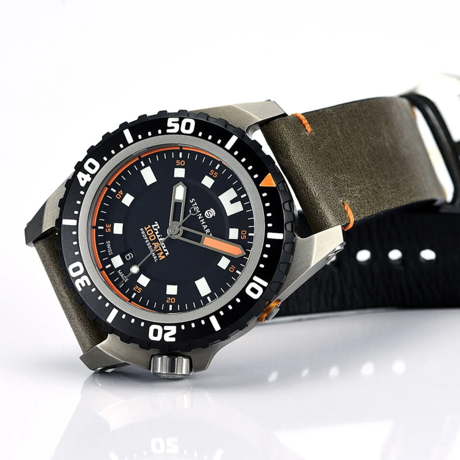 Steinhart Watches Duikhorloges 44 Mm^Triton 1000 Titanium Duikhorloge
