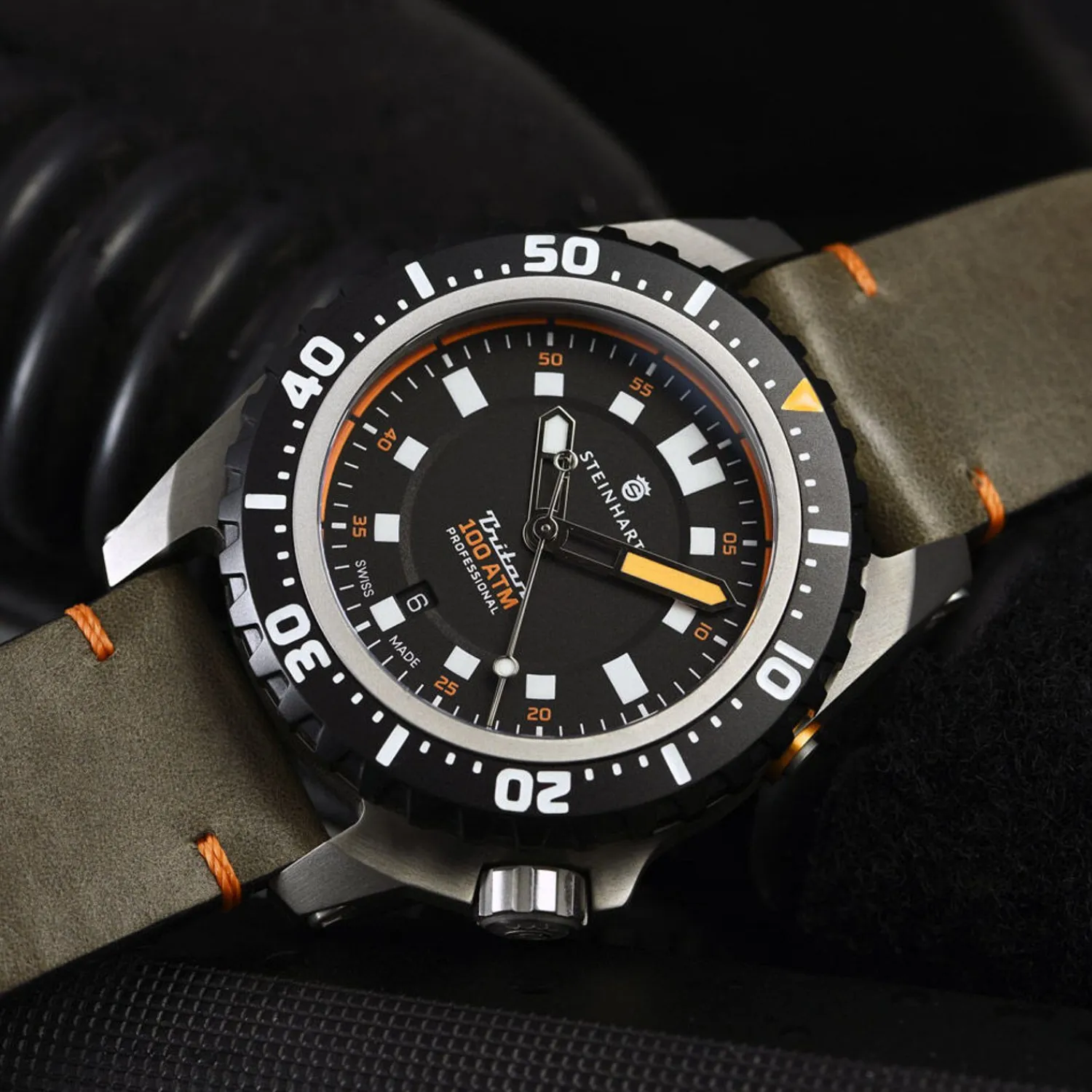 Steinhart Watches Duikhorloges 44 Mm^Triton 1000 Titanium Duikhorloge