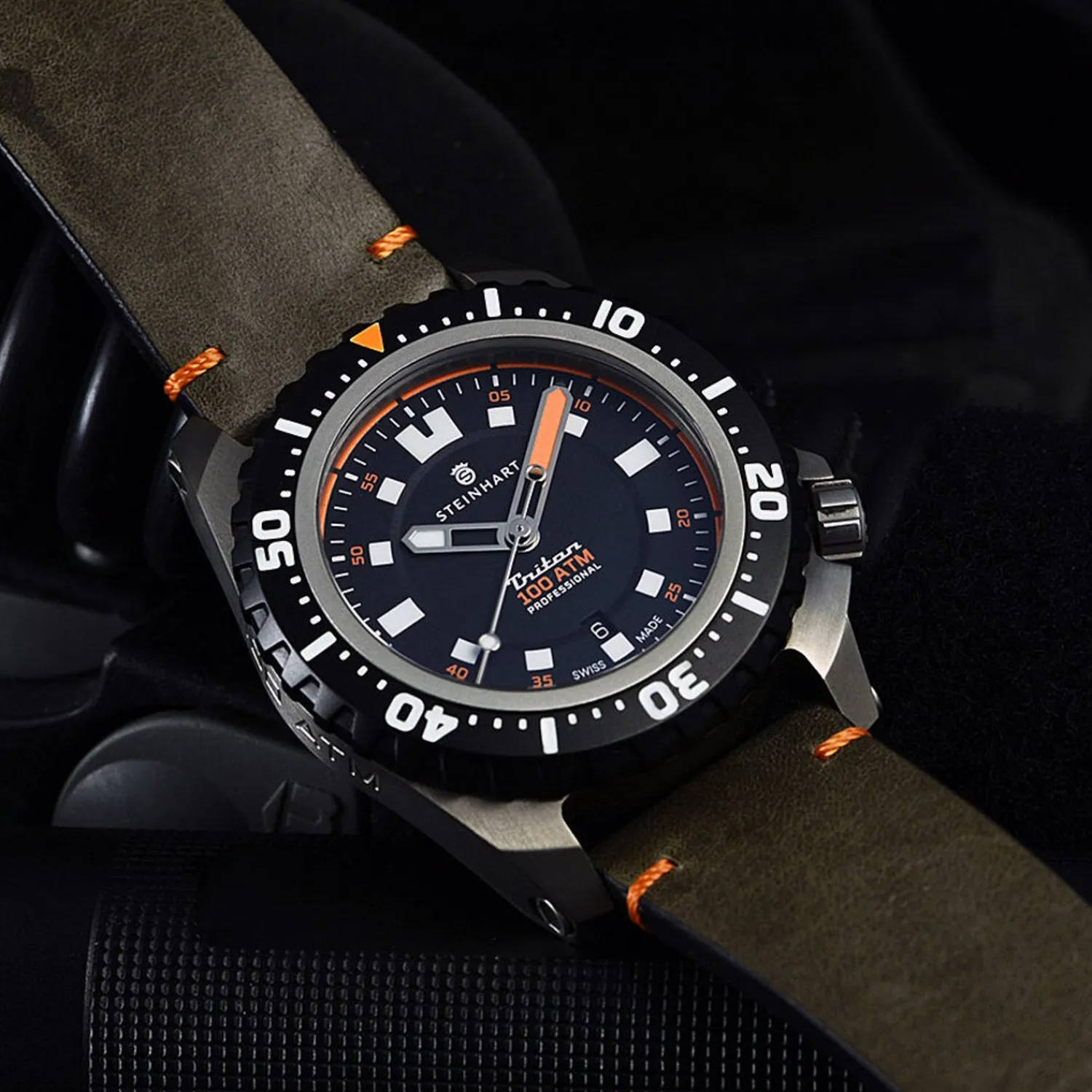 Steinhart Watches Duikhorloges 44 Mm^Triton 1000 Titanium Duikhorloge